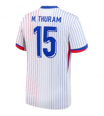 Frankrig Marcus Thuram #15 Udebanetrøje EM 2024 Kort ærmer